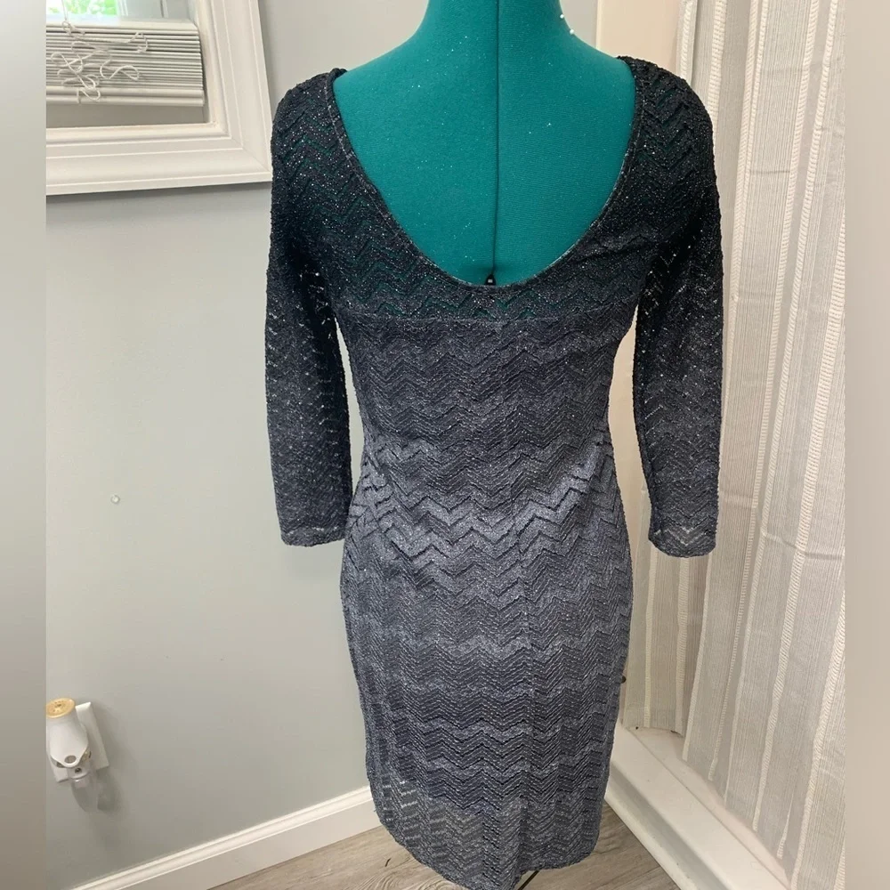 Jump Apparel Lacy Black and Gray‎ Dress Size 7/8
